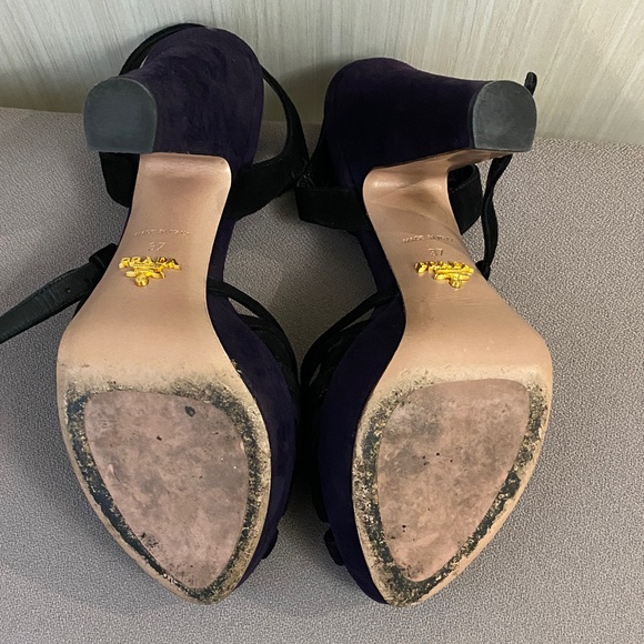 Prada Black and Purple Heels - Picture 3 of 5
